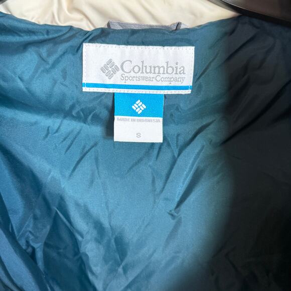 Columbia Women's Puffect colorblock Insulated Jacket Aqua Haze, Nigh Small $180 - Picture 7 of 7